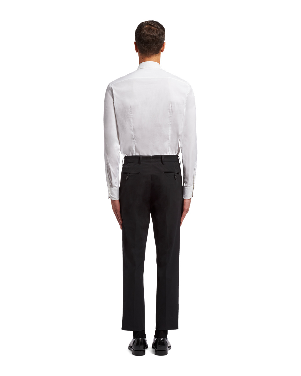 Prada Stretch Technical Fabric Trousers Černé | 764391BOL