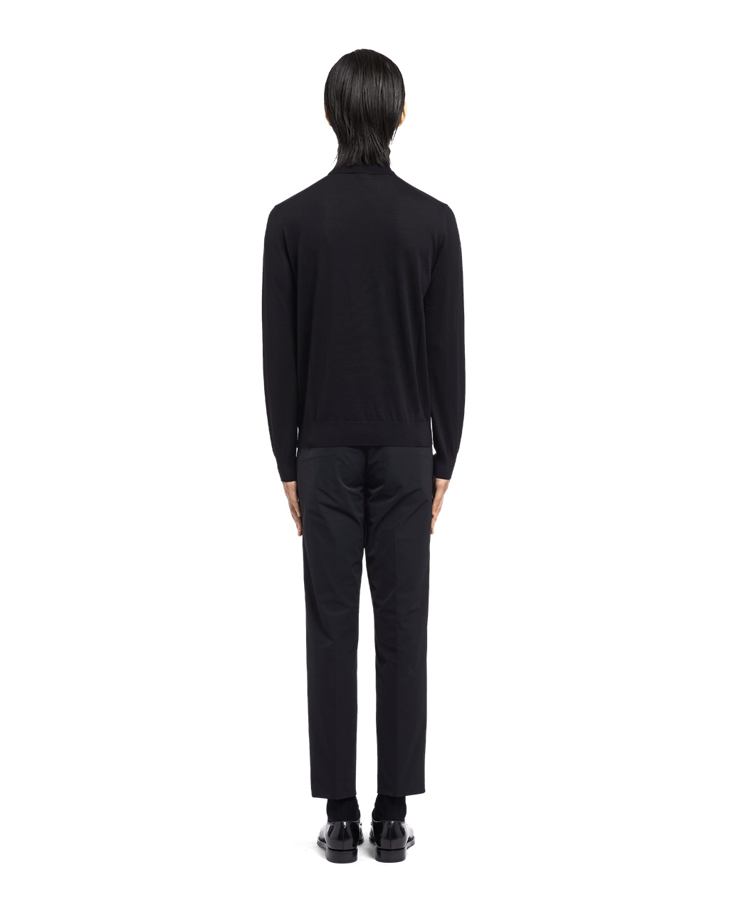 Prada Superfine Wool Turtleneck Svetrové Černé | 465273BUF