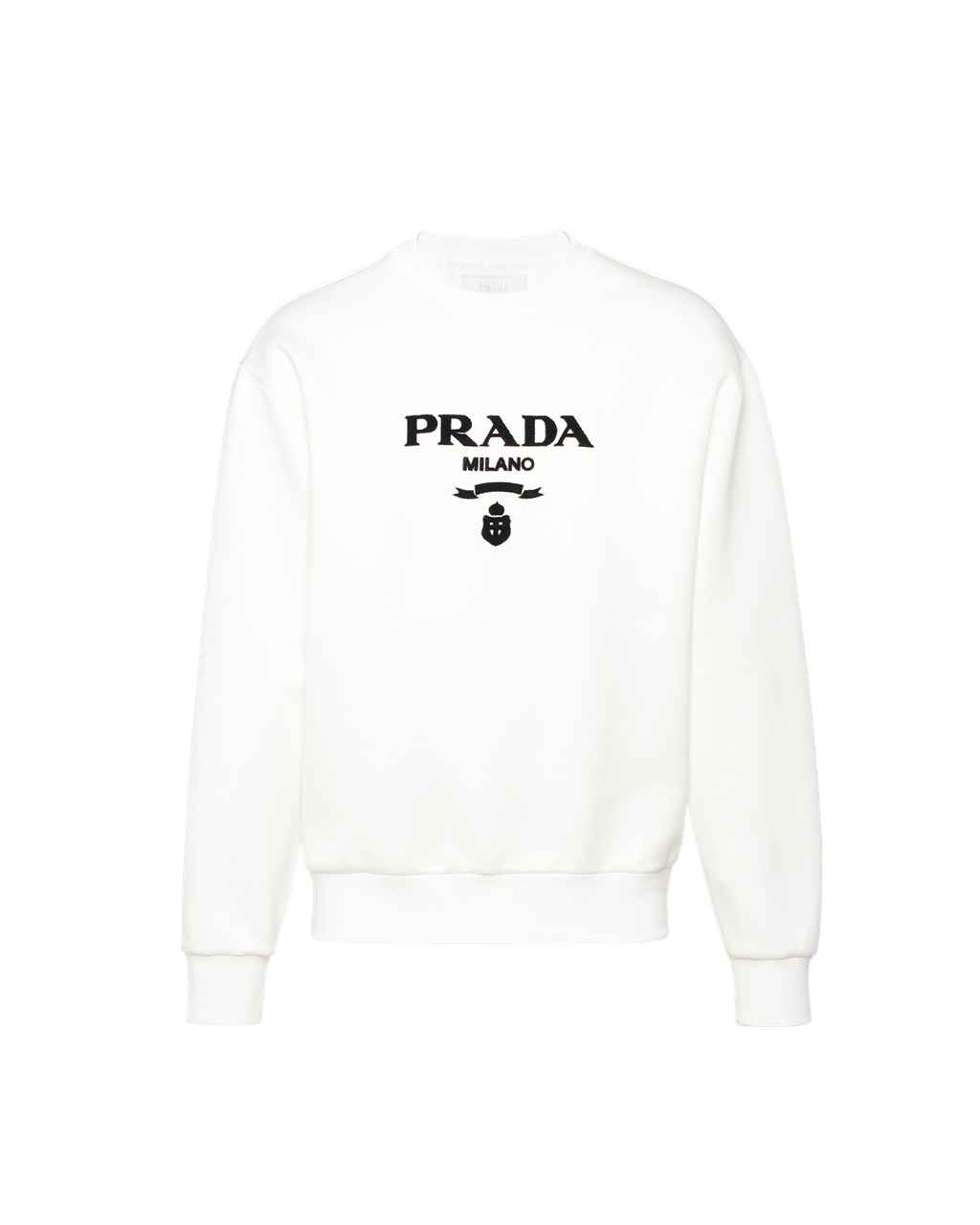 Prada Technical Bavlněné Sweatshirt Bílé | 560974XYV