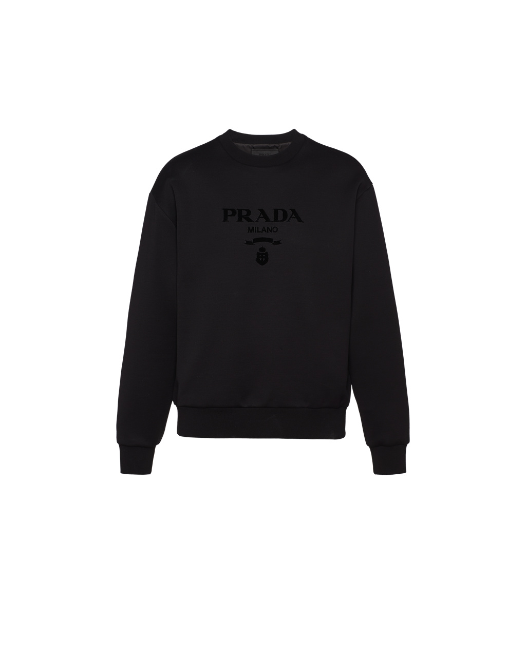 Prada Technical Bavlněné Sweatshirt Černé | 904732IXL