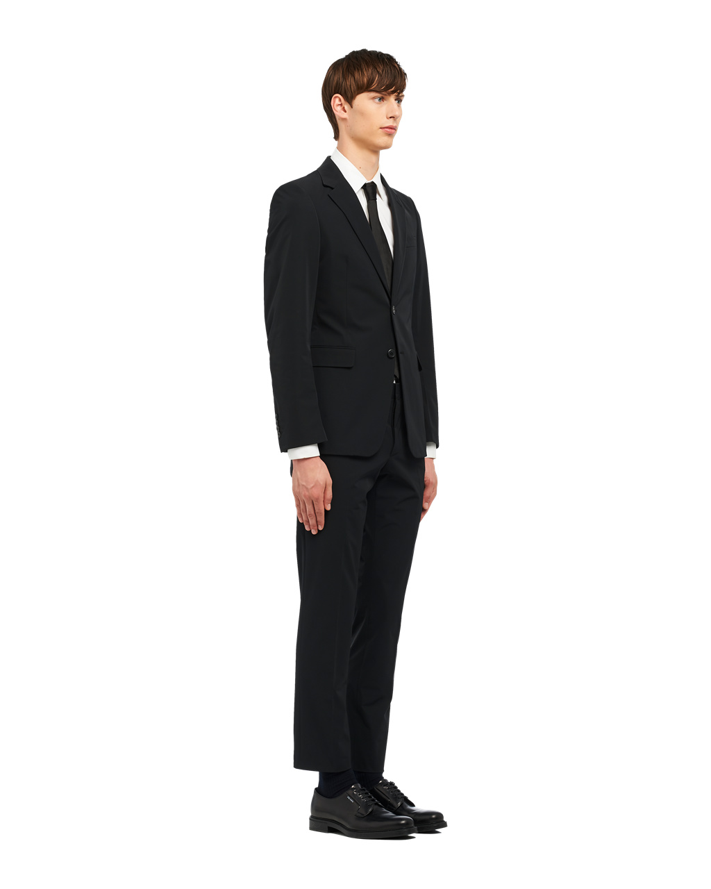 Prada Technical Fabric Single-breasted Suit Černé | 584130PJM