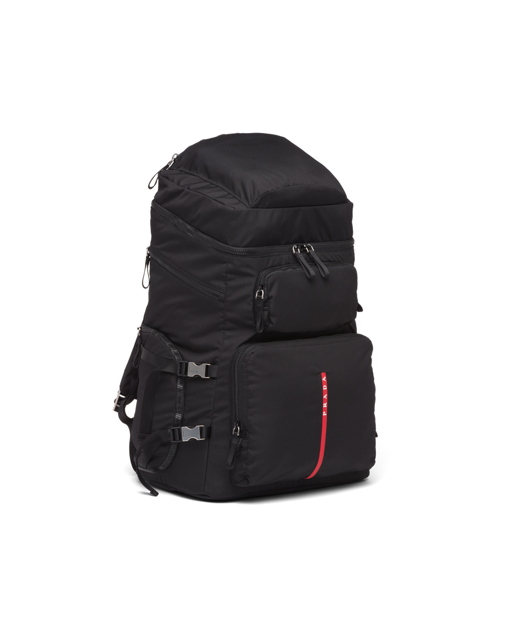 Prada Technical Fabric Ski Boot Backpack Černé | 089173LZH