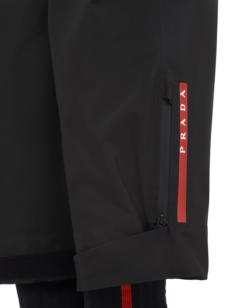 Prada Technical Fabric Široké-leg Pants Černé | 804539HRD