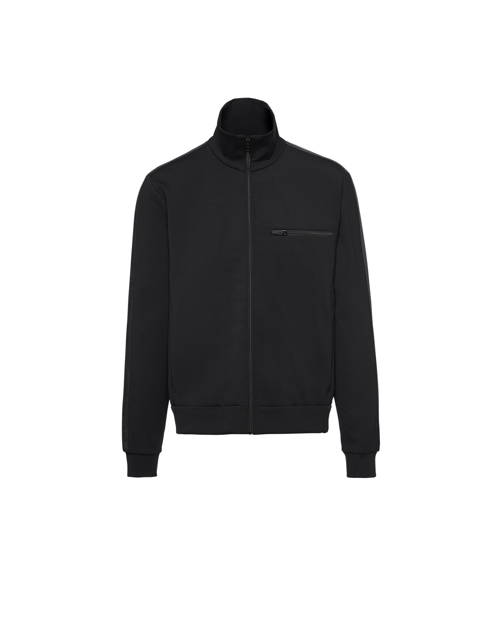 Prada Technical Fleece Jacket Černé Černé | 289134NRA