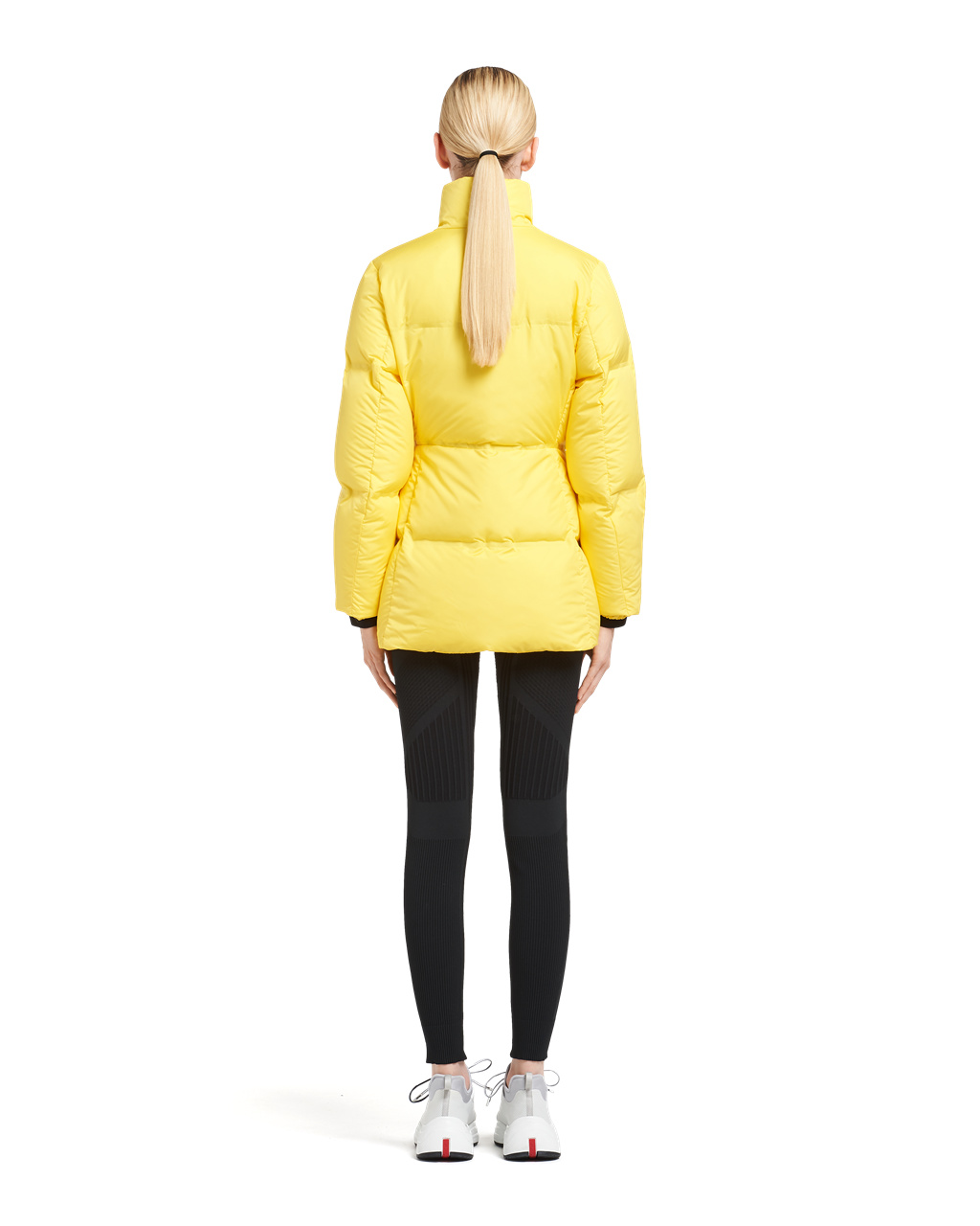 Prada Technical Nylon Puffer Jacket Žluté | 592167MJB