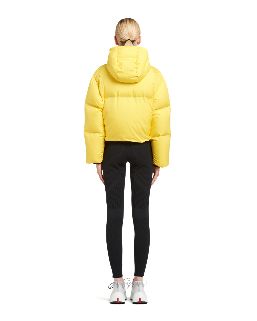 Prada Technical Nylon Puffer Jacket Žluté | 781405NXO