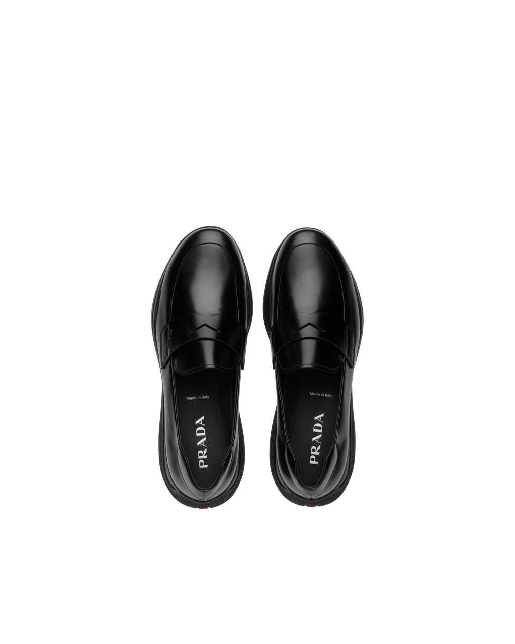 Prada Toblach Brushed Læder Slip-on Sneakers Černé | 394876EBW