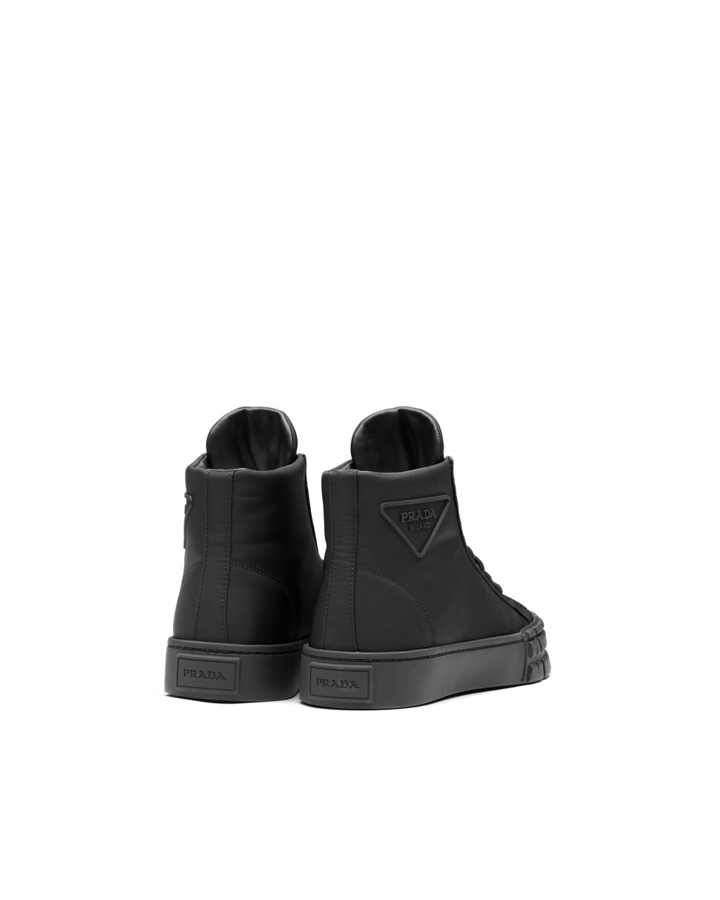 Prada Wheel Re-nylon Gabardine Sneakers Černé | 209364PZU