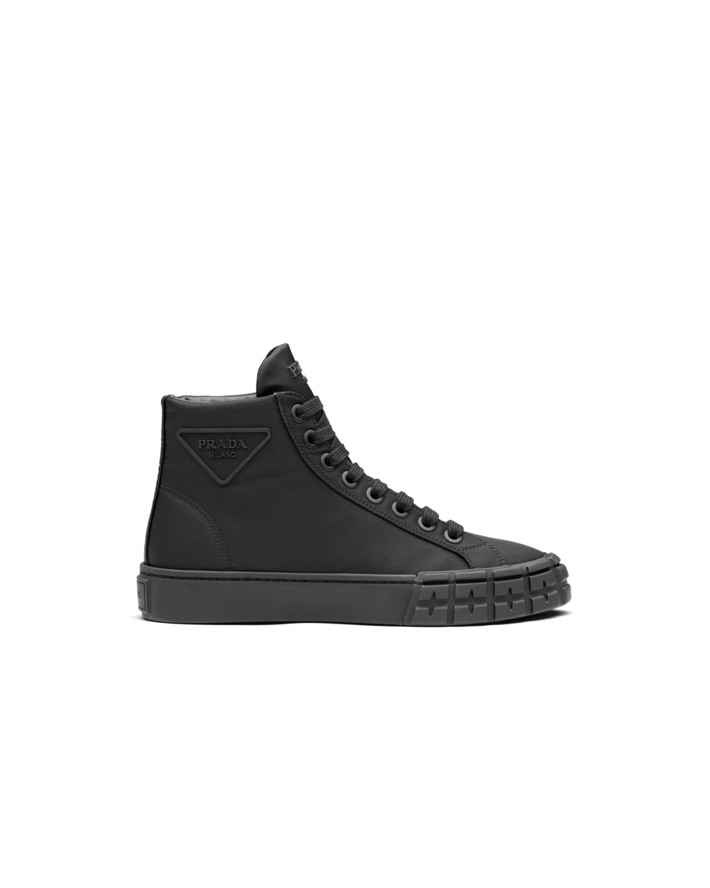 Prada Wheel Re-nylon Gabardine Sneakers Černé | 209364PZU