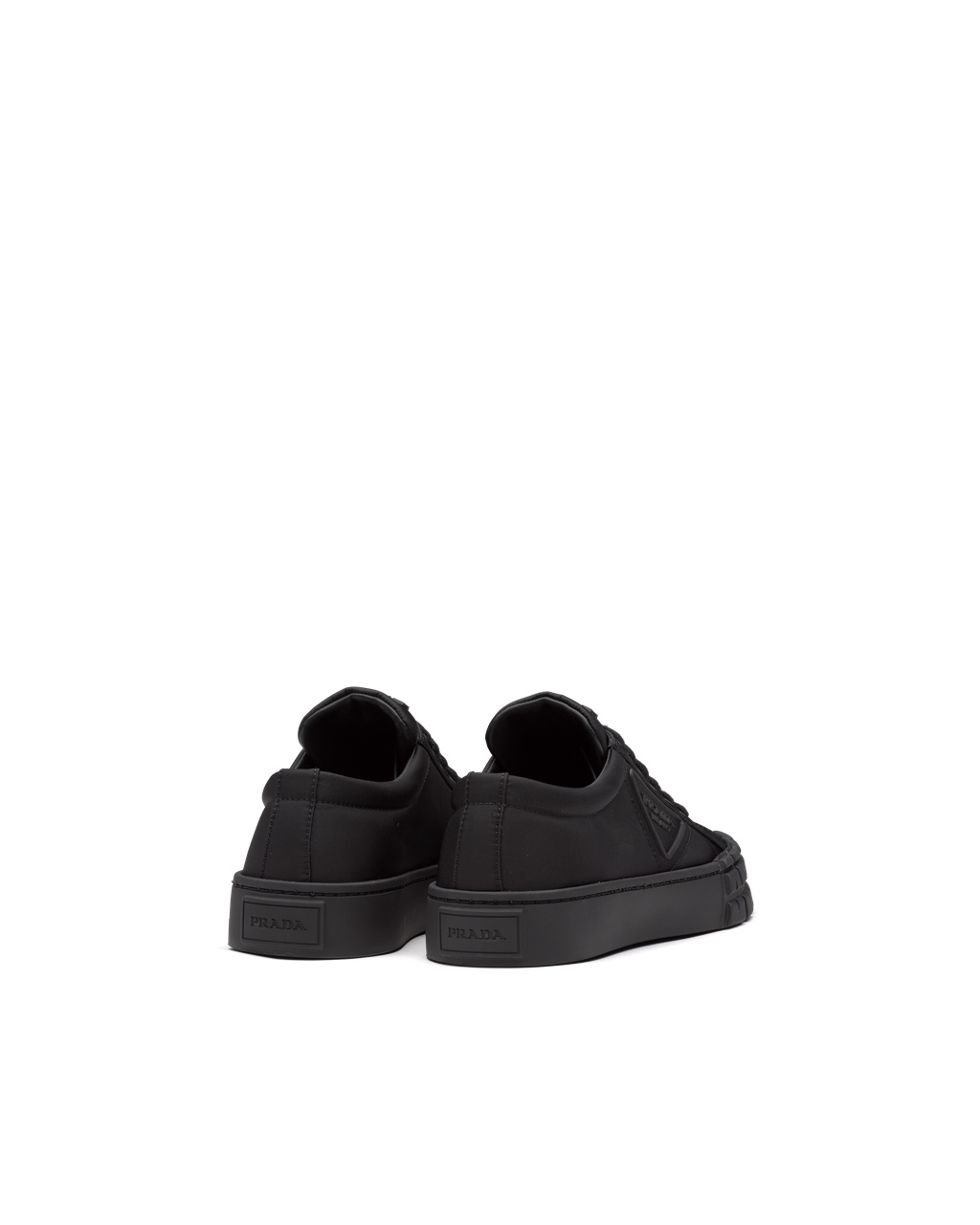 Prada Wheel Re-nylon Gabardine Sneakers Černé | 346702FVQ