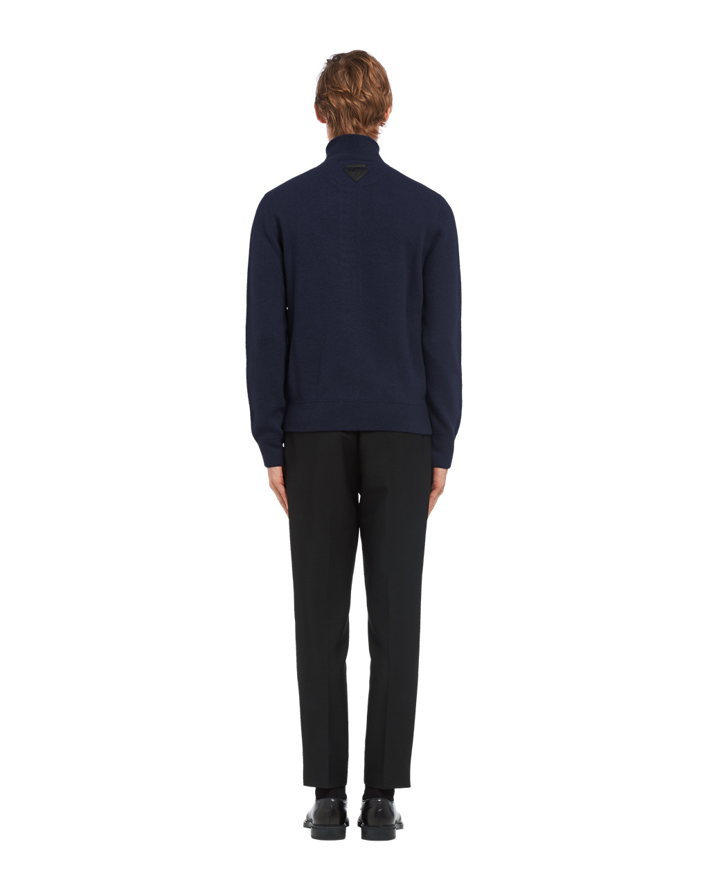 Prada Wool And Cashmere Cardigan Tmavě Blankyt | 786013YHO