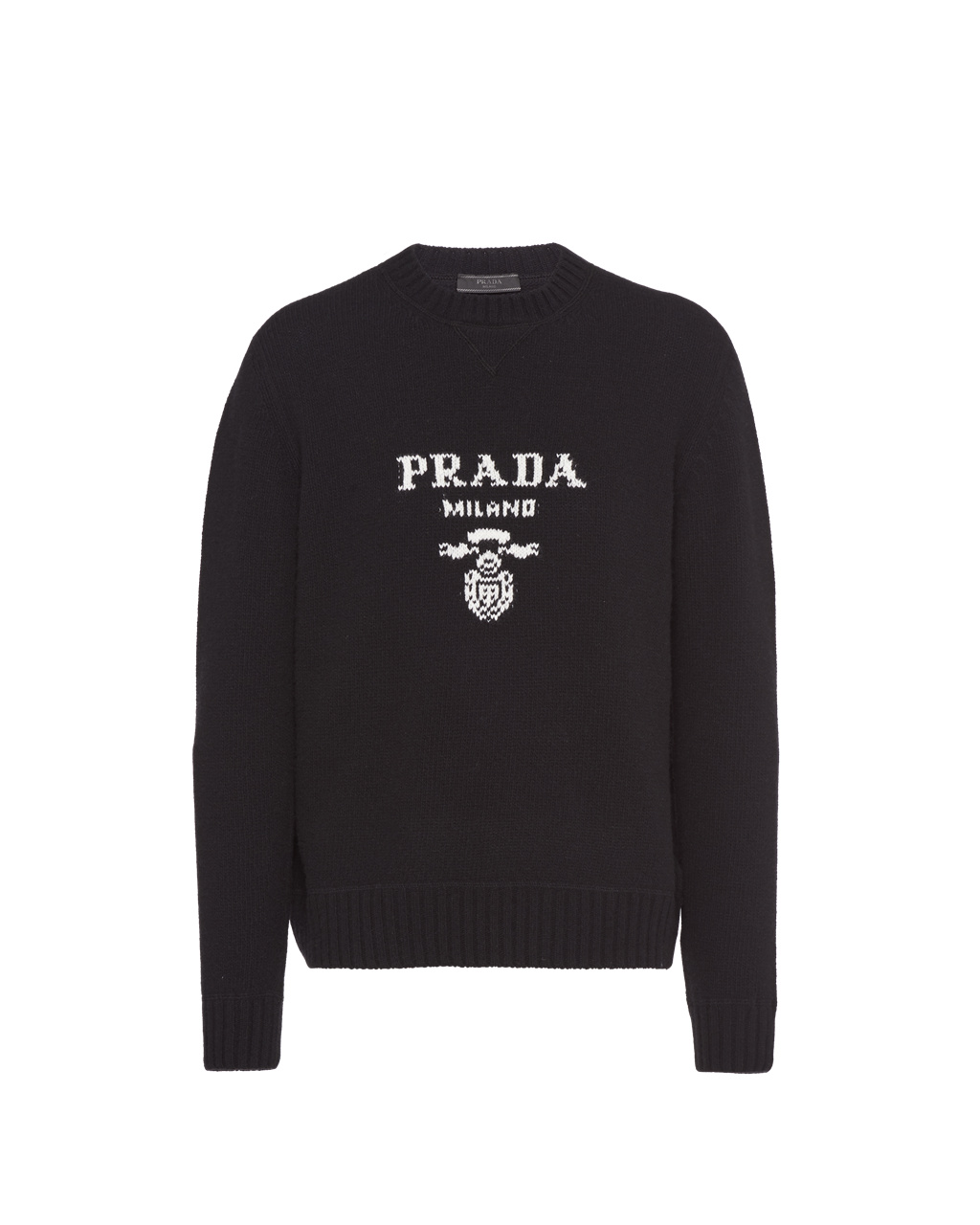 Prada Wool And Cashmere Crew-neck Svetrové Černé | 075326GEN