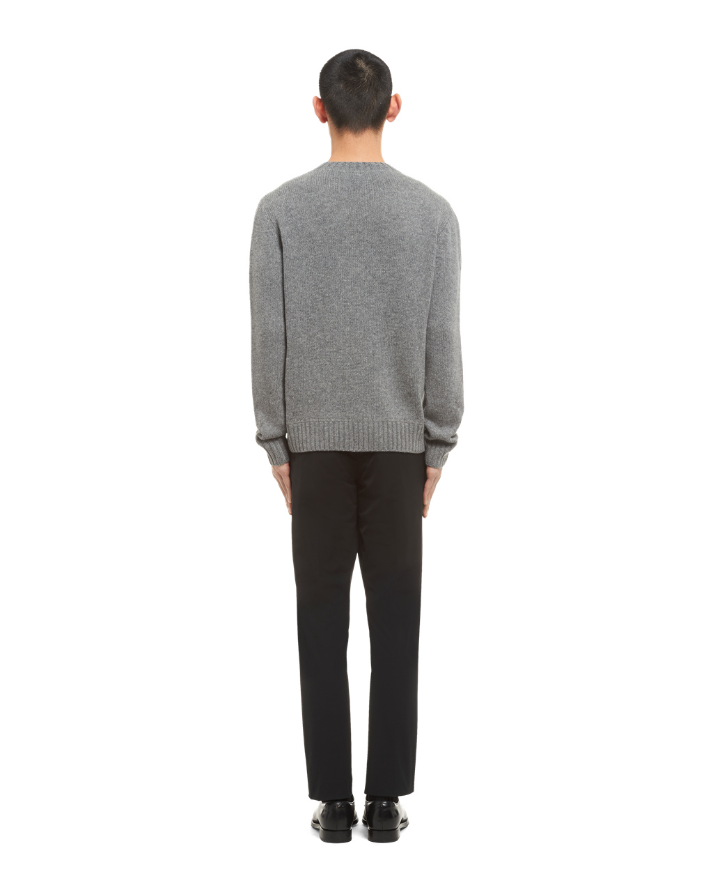 Prada Wool And Cashmere Crew-neck Svetrové Šedé | 164793LFW