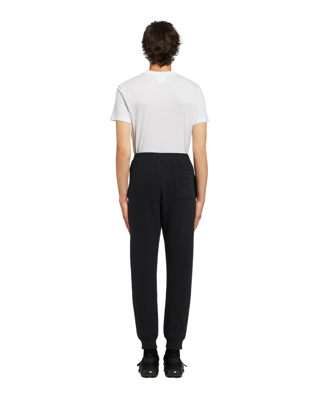 Prada Wool And Cashmere Jogging Pants Černé | 372918YVS