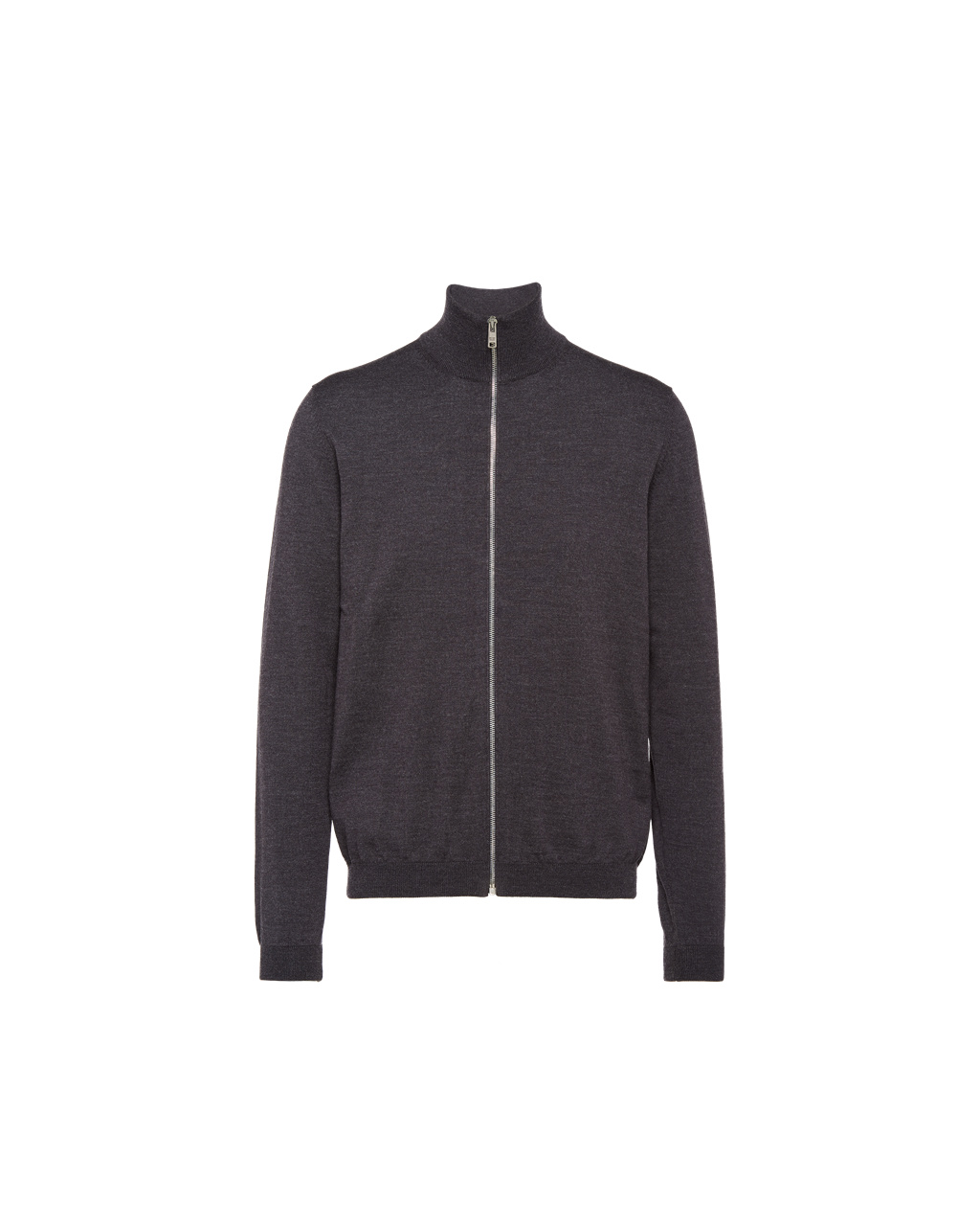 Prada Wool Cardigan Anthracite Gray | 280371BMA