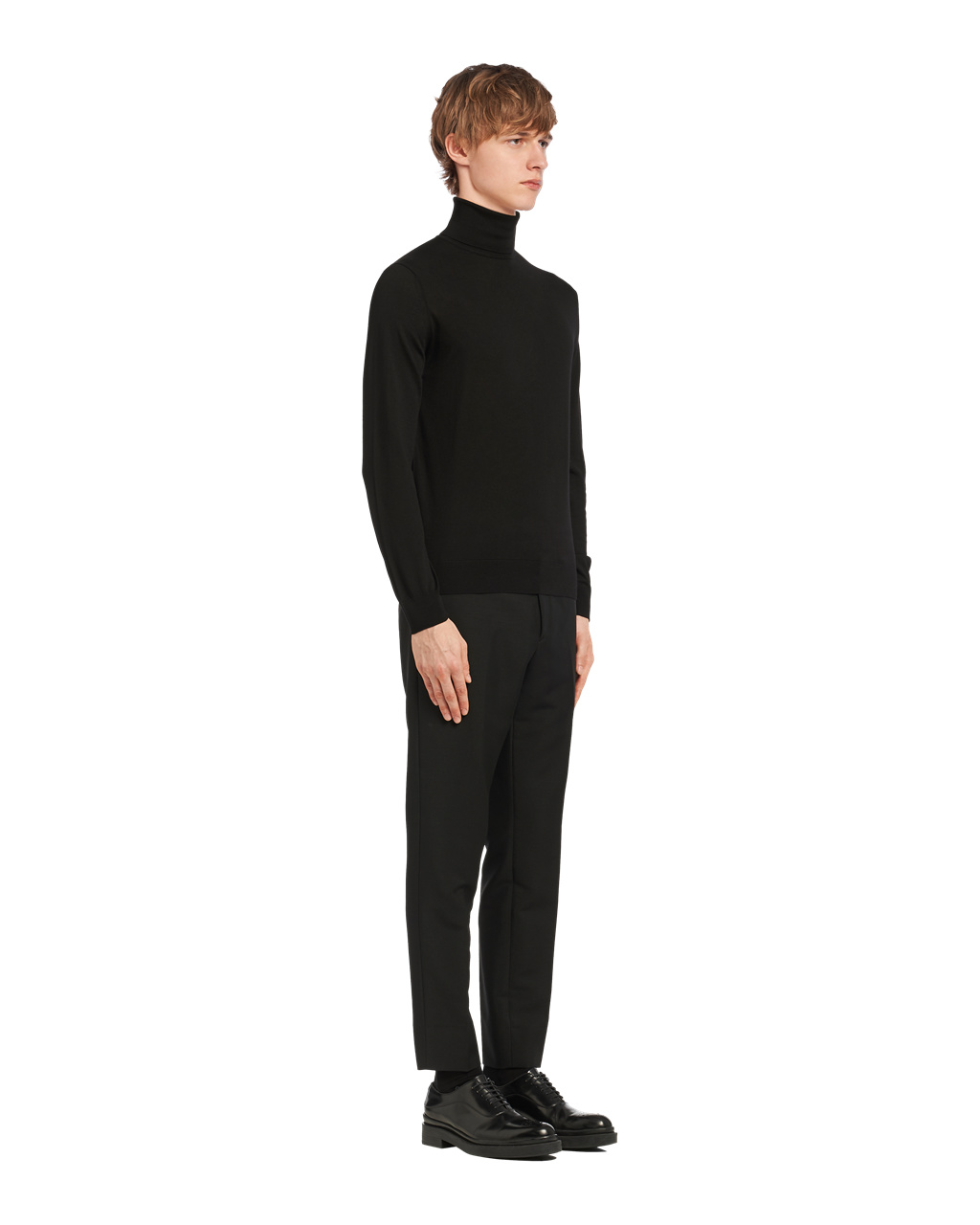 Prada Wool Turtleneck Černé | 239164VSB