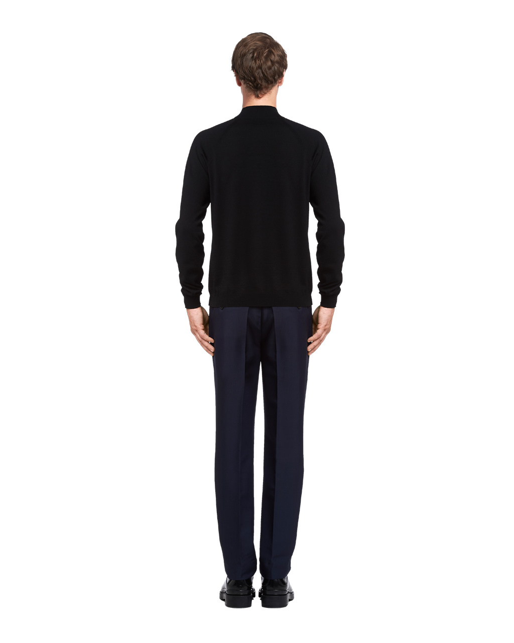 Prada Worsted Wool Turtleneck Svetrové Černé | 256074YRX