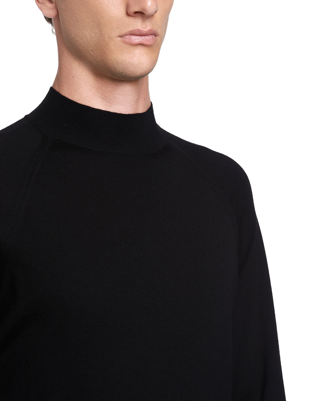 Prada Worsted Wool Turtleneck Svetrové Černé | 256074YRX