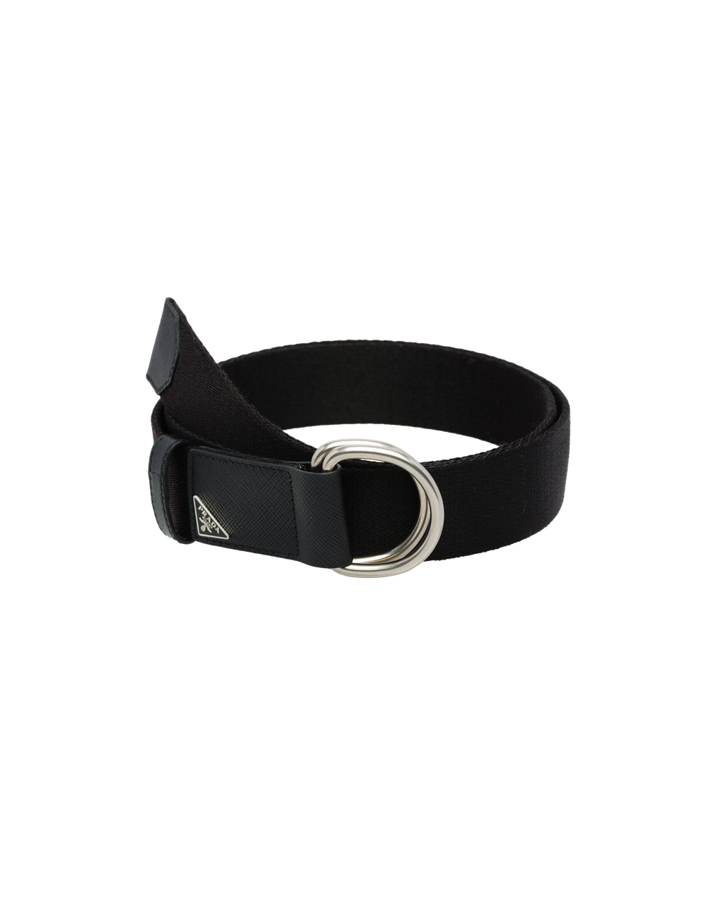 Prada Woven Nylon Belt Černé | 081234HMK