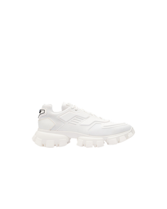 Prada Cloudbust Thunder Technical Fabric Sneakers Bílé | 480632LBZ