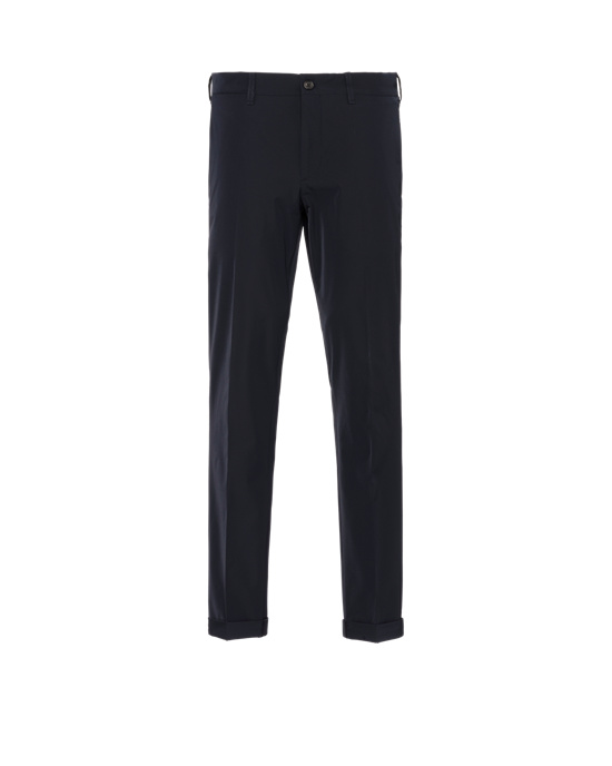 Prada Light Stretch Techno Fabric Trousers Tmavě Blankyt | 974082DWF