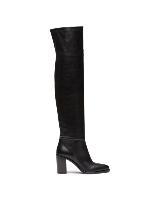 Prada Læder Boots Černé | 628310VFU