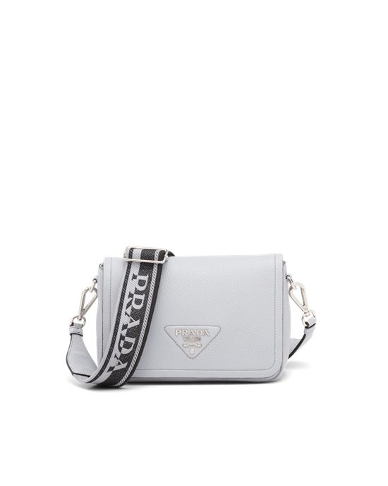 Prada Læder Shoulder Bag Cornflower | 641298IXP