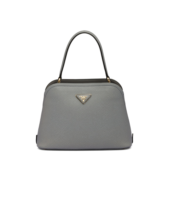 Prada Medium Saffiano Læder Prada Matinée Bag Slate Gray | 419702PHI