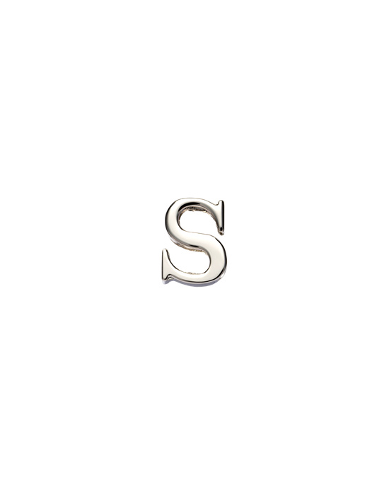 Prada My Character Sliding Metal Letter Polished Steel | 475082QGV