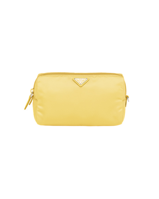 Prada Nylon Pouch Žluté | 906473ZNU