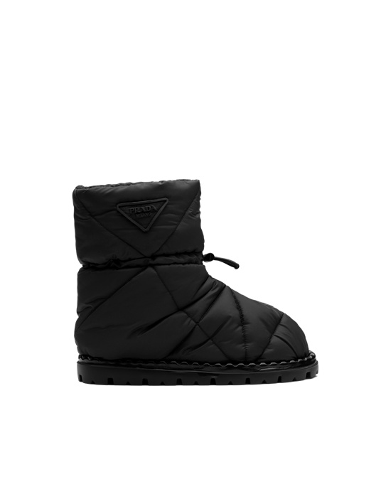 Prada Padded Nylon Booties Černé | 364728QEI