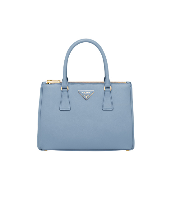 Prada Prada Galleria Saffiano Læder Medium Bag Celeste | 879043SYC