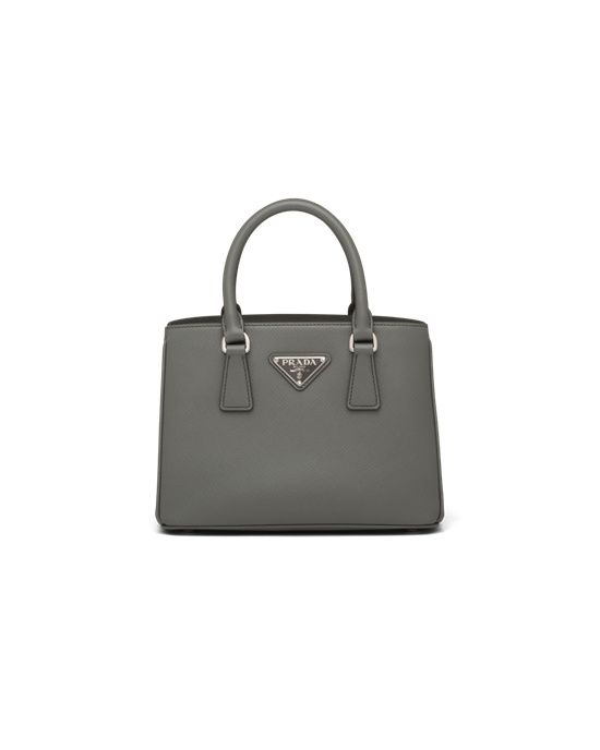 Prada Prada Galleria Saffiano Læder Mini Bag Slate Gray | 374612XTN