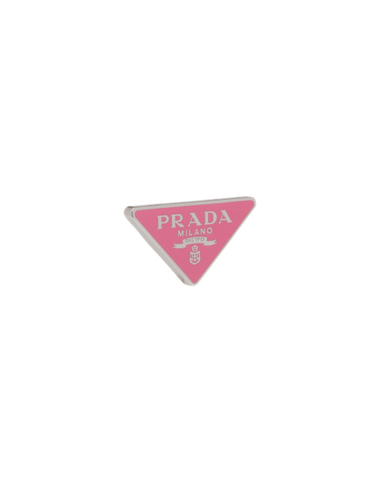 Prada Prada Symbole Clip Left Earring Růžové | 237910NZV