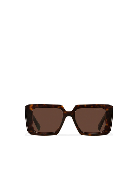 Prada Prada Symbole Sunglasses Squared Káva | 980573JWA