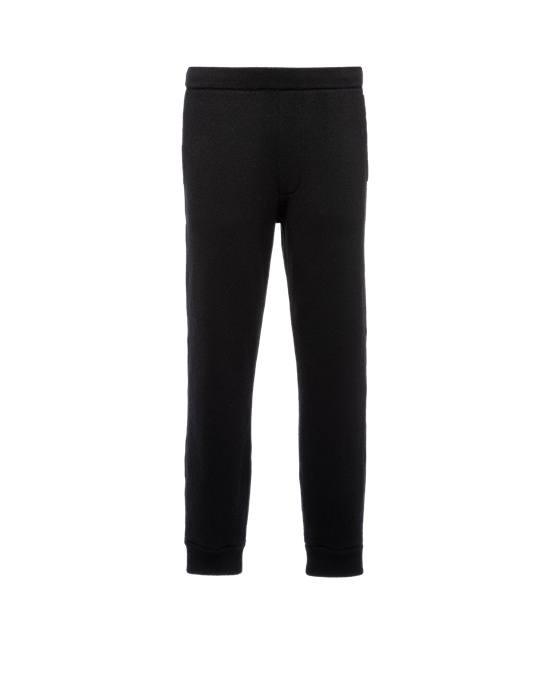 Prada Re-nylon Gabardine And Wool Pants Černé | 853246AMQ