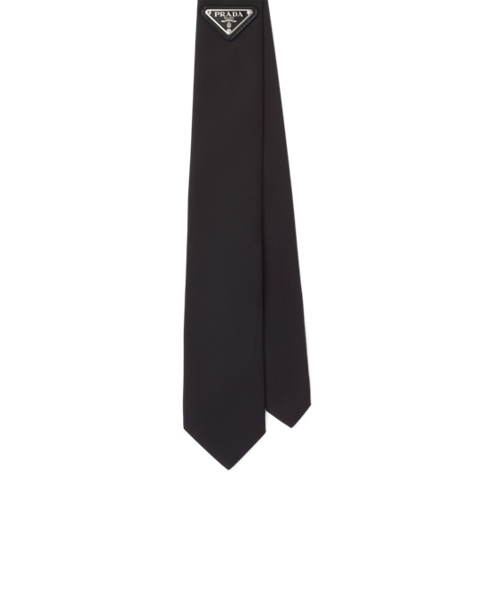 Prada Re-nylon Gabardine Tie Černé | 960827THD