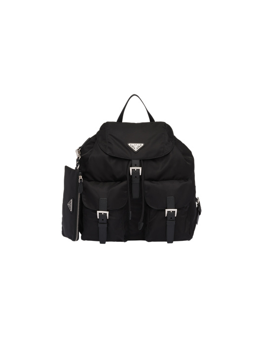 Prada Re-nylon Medium Backpack Černé | 178549KME