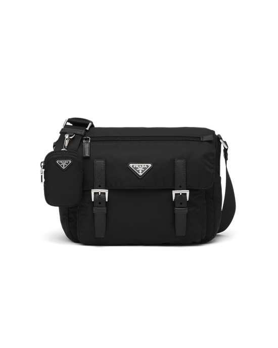 Prada Re-nylon Shoulder Bag Černé | 978125JQK