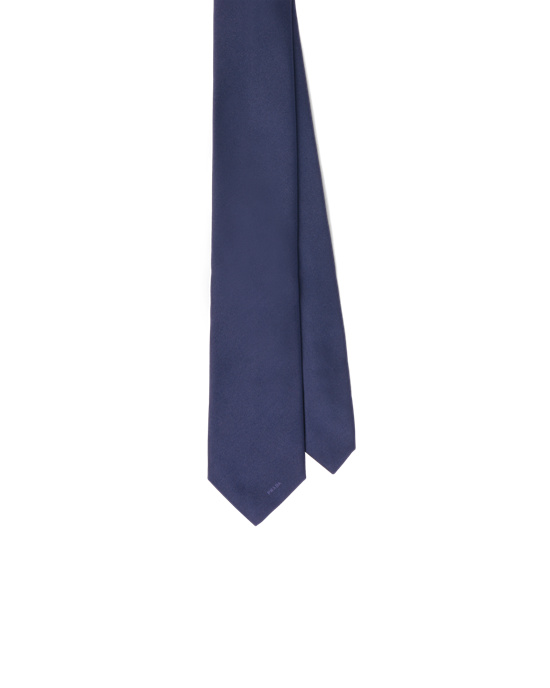 Prada Satin Tie Tmavě Blankyt | 415398SCN