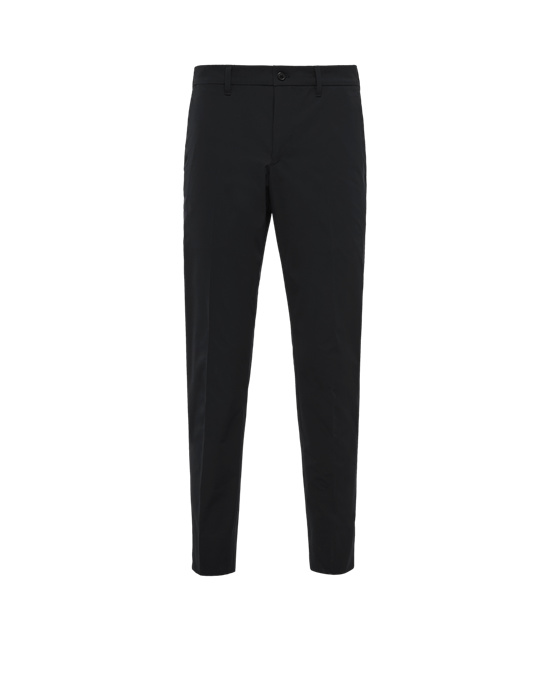 Prada Stretch Technical Fabric Trousers Černé | 764391BOL