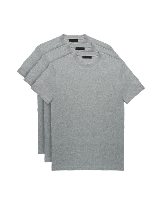 Prada Three Pack Bavlněné Jersey T-shirts Šedé | 402359XWA