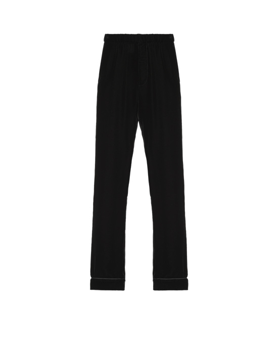 Prada Velvet Pants Černé | 375216HNT