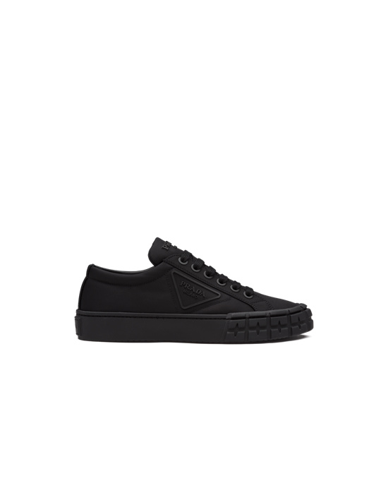 Prada Wheel Re-nylon Gabardine Sneakers Černé | 346702FVQ